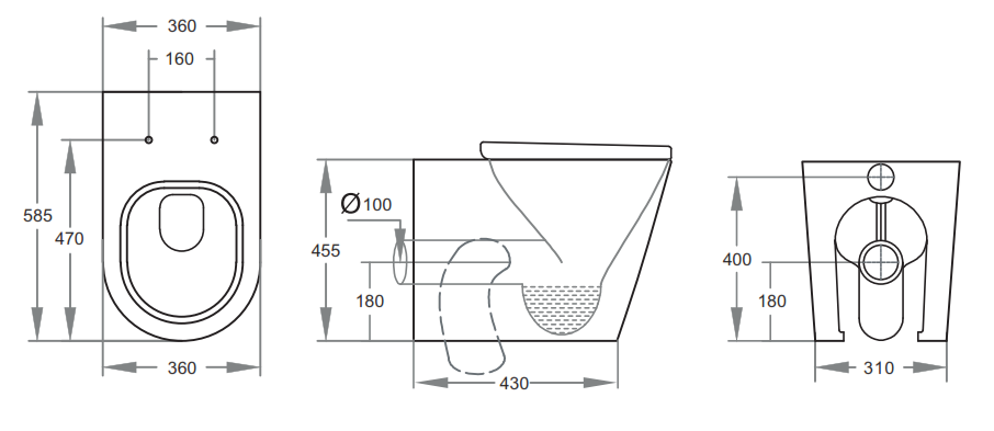 Elvera Geberit In Wall Floor Toilet Suite Sigma8/Alpha12+KDK107R