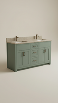 Double Vanity In Deep Lacquer
